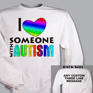 Personalized Autism Awareness Sweatshirt